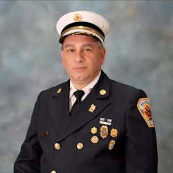 Former Wallington, NJ, Fire Chief David Pinto, who also was an EMT with the New Jersey Sports and Entertainment Authority.