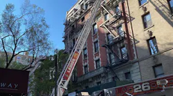 Nearly 140 FDNY firefighters battled a three-alarm blaze that broke out on the fifth floor and spread to the sixth and seventh floors of a Manhattan apartment building Thursday.