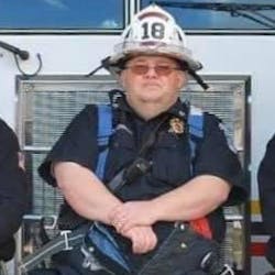 Robert Zerman, assistant chief with Pioneer Hose Co., in Robesonia, PA. Robert Zerman, assistant chief with Pioneer Hose Co., in Robesonia, PA.