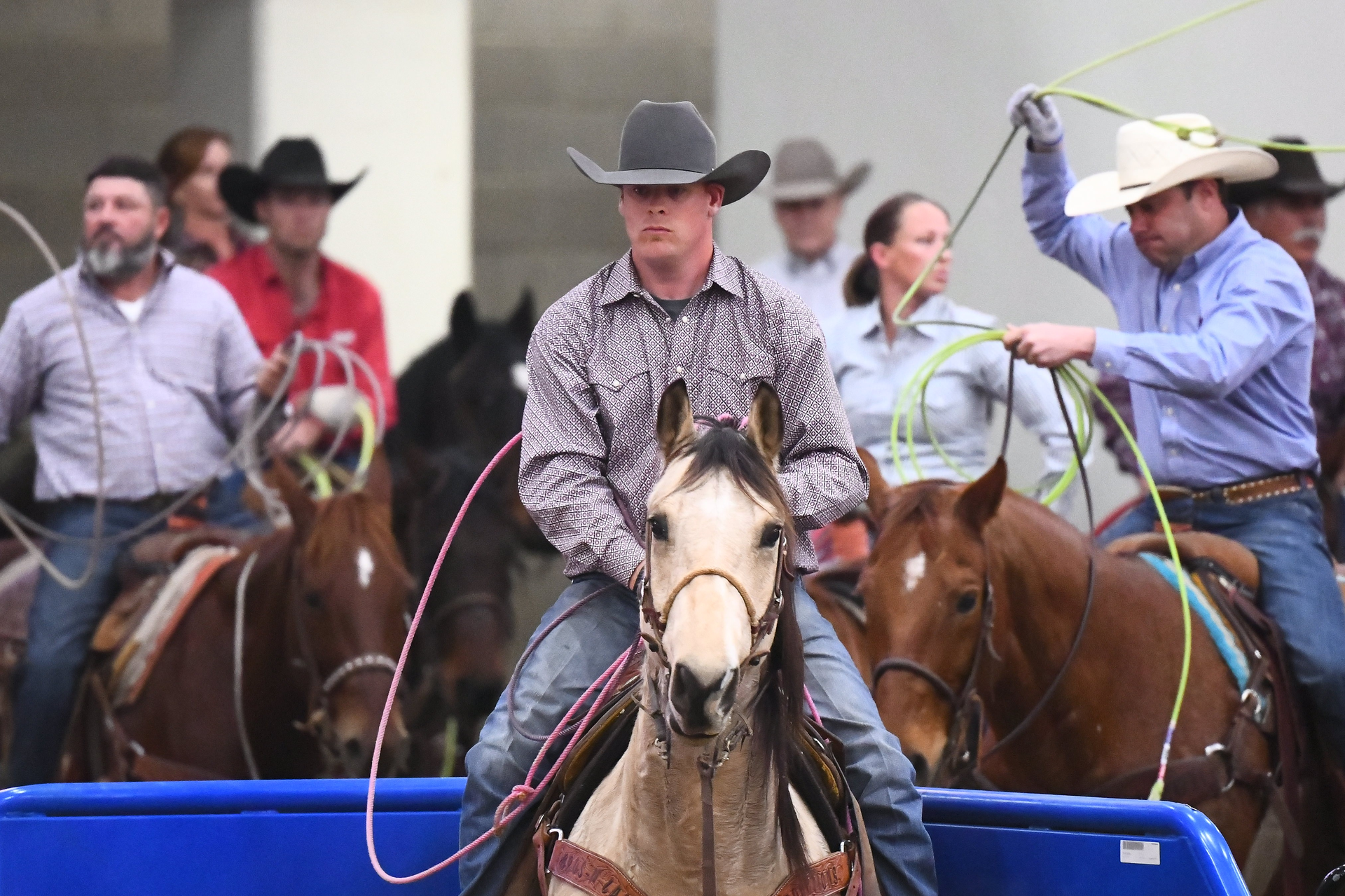 Zach Hunnicutt is a member of the Pearland, TX, Fire Department, and he is a competitive team roper on the rodeo circuit.
