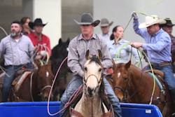 Zach Hunnicutt is a member of the Pearland, TX, Fire Department, and he is a competitive team roper on the rodeo circuit. Zach Hunnicutt is a member of the Pearland, TX, Fire Department, and he is a competitive team roper on the rodeo circuit.