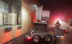 Specialty fans that are 46 inches in diameter or larger can be found mounted on trucks or pulled on trailers and can move up to 130,000 cfm. That said, these fans typically have a slower response time to the scene. Specialty fans that are 46 inches in diameter or larger can be found mounted on trucks or pulled on trailers and can move up to 130,000 cfm. That said, these fans typically have a slower response time to the scene.