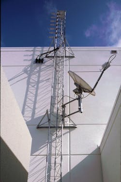 Use retractable tower and antennae where possible to protect communications and weather stations from damage. Use retractable tower and antennae where possible to protect communications and weather stations from damage.