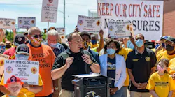 Baltimore City Firefighters Union Protest (md)