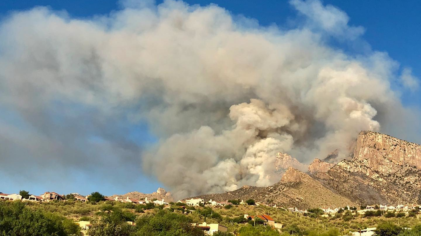 Repeated illegal drone flights have hampered firefighters battling the Bighorn Fire, which has burned more than 2,500 acres in Pima County, AZ, since June 5.