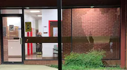 Gunfire shattered a window Wednesday at Birmingham, AL, Fire and Rescue Service Station 15.