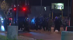 Two New York State Police troopers and a Buffalo police officer were struck by an SUV on Monday.