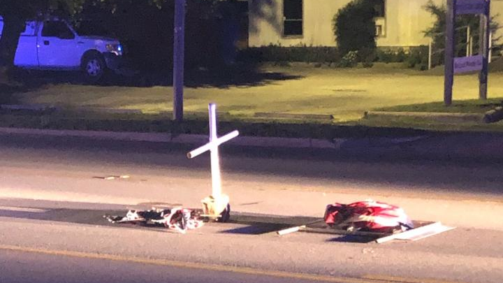 Sc Memorial Honoring Charleston 9 Vandalized Firehouse