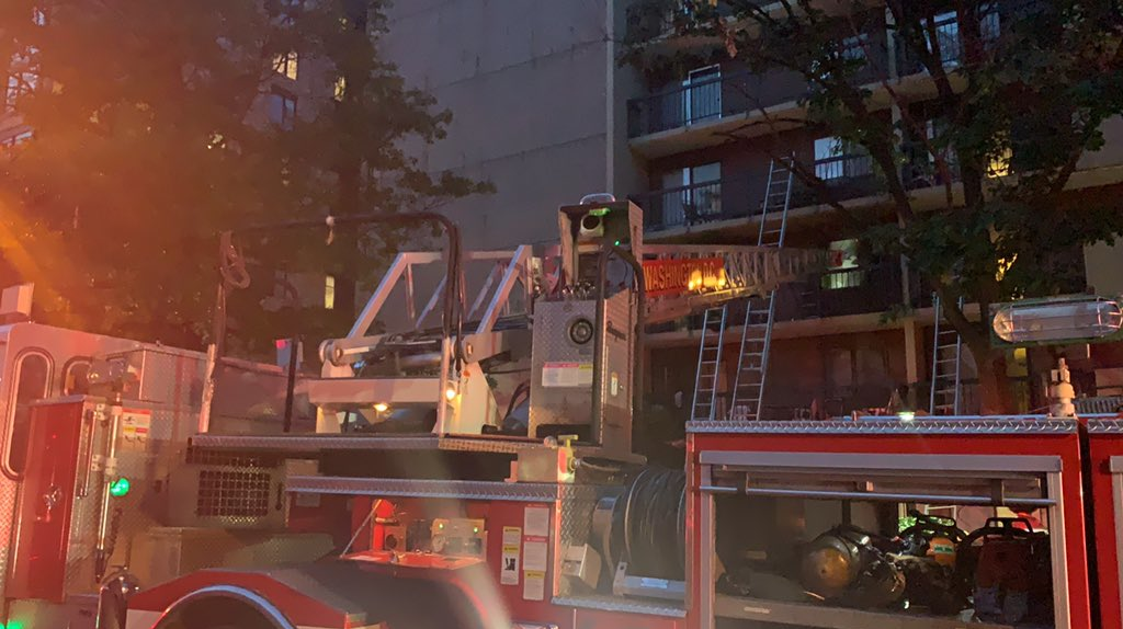 DC Firefighters Pull Residents from Balconies in 2Alarm Blaze Firehouse