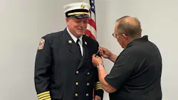 Pomeroy, OH, Fire Chief Derek Miller.