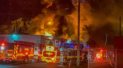 Around 60 Jacksonville, FL, firefighters were able to save the back half of the building as a commercial building partially destroyed a structure early Friday.