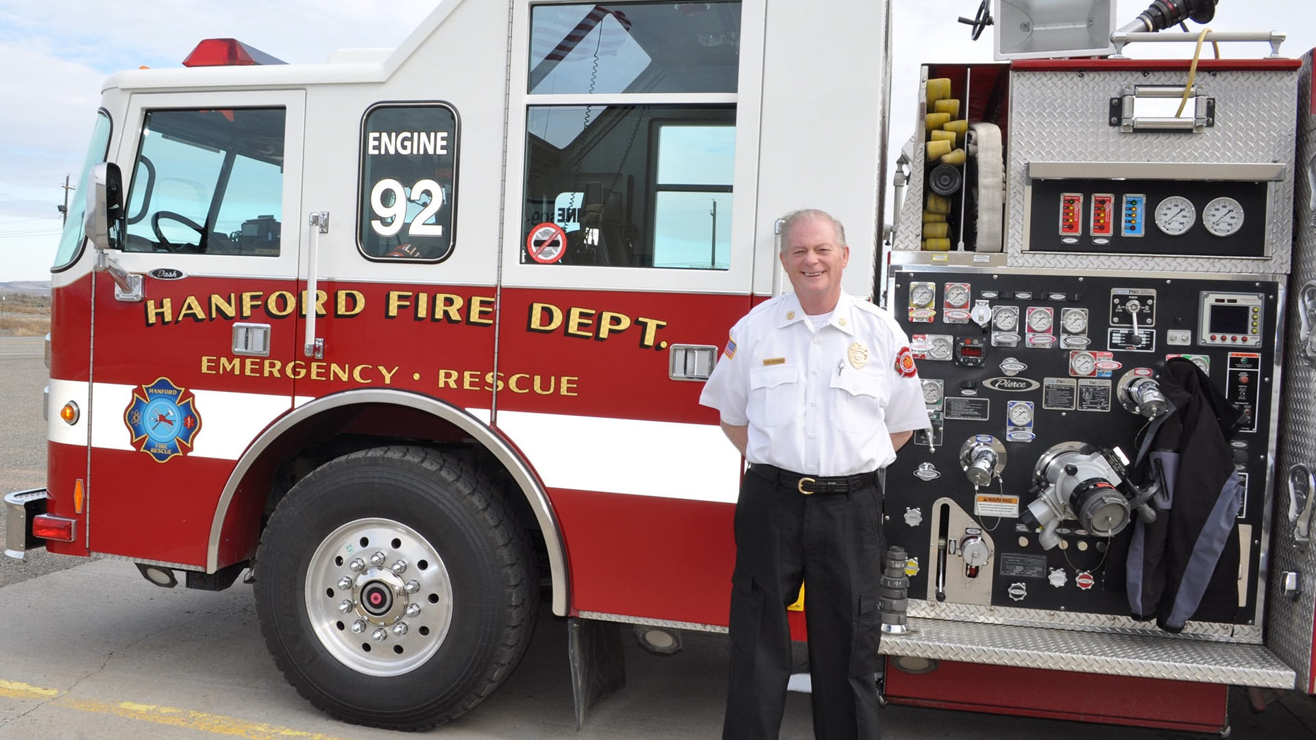 Hanford, WA, Fire Chief Norb Kuhman.