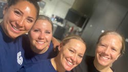 Pasadena, CA, Fire Department's all-female Eng Pasadena, CA, Fire Department's all-female Eng