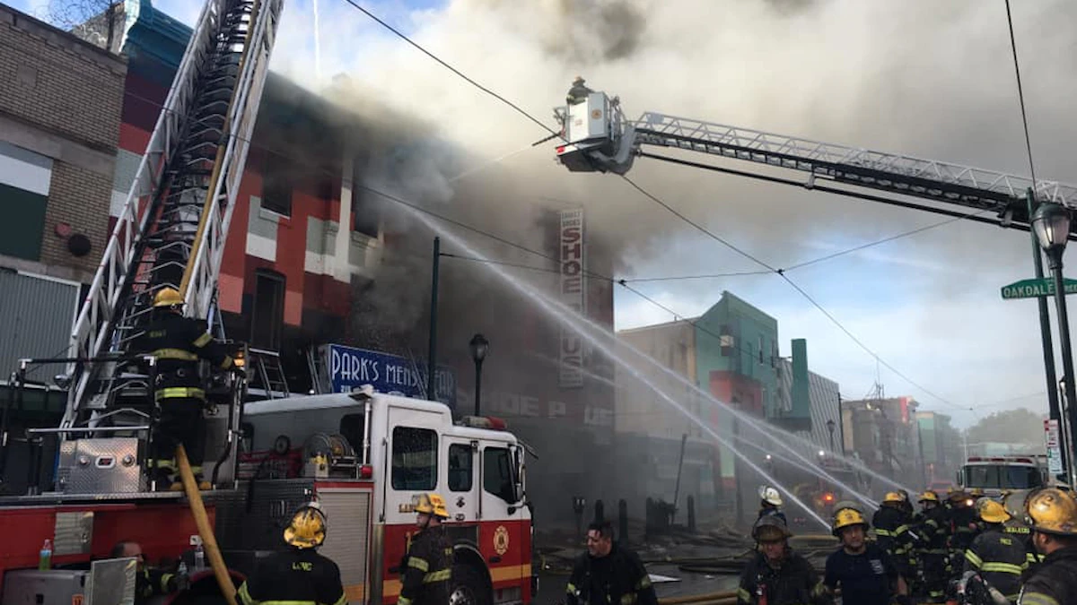 Four Large Blazes Keep Philadelphia Firefighters Busy