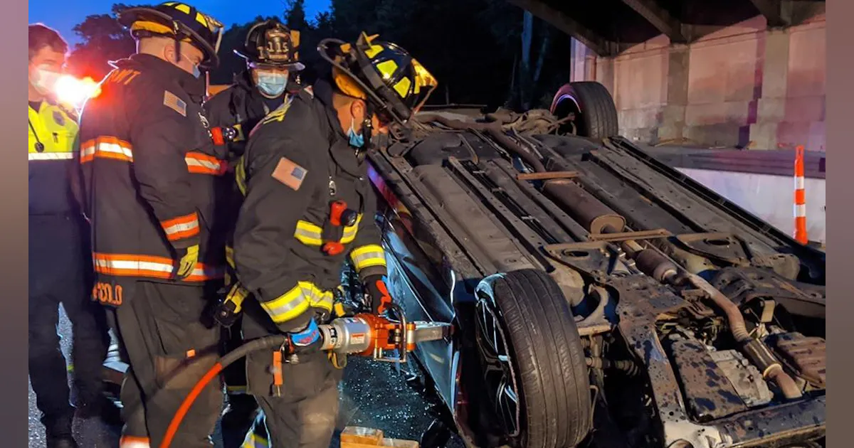CT Firefighters Rescue Occupant Before Car Catches Fire | Firehouse