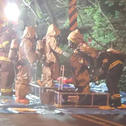 Easton, PA, firefighters encountered a hazardous materials situation in an old industrial building Wednesday and called in containment specialists overseen by Lehigh County's Special Operations division.