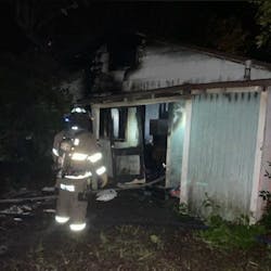 Firefighters from the Florosa, FL, Fire Control District and several other departments battled an abandoned house blaze early Tuesday. Firefighters from the Florosa, FL, Fire Control District and several other departments battled an abandoned house blaze early Tuesday.