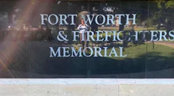 Vandals defaced the Fort Worth, TX, Police and Firefighters Memorial sometime between late Sunday and early Monday.