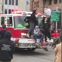 A Rochester, NY, firefighter was injured after he was allegedly assaulted wile responding to a call on May 30.