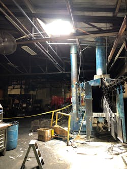 The firefighter who is the subject of this mayday fell through the roof of an industrial building when he stepped on a section where thin, corrugated fiberglass material was used to replace heavy, corrugated metal, which the former matched visually. Touring a roof for pre-planning is vital. Asking, “Have any changes been made to the roof that could place our members in danger?” is, too. The firefighter who is the subject of this mayday fell through the roof of an industrial building when he stepped on a section where thin, corrugated fiberglass material was used to replace heavy, corrugated metal, which the former matched visually. Touring a roof for pre-planning is vital. Asking, “Have any changes been made to the roof that could place our members in danger?” is, too.