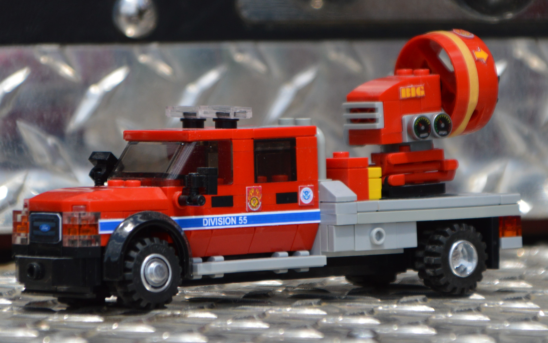 lego brush truck