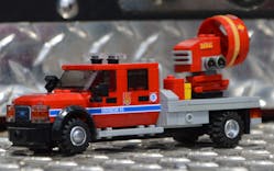 There is a large community of people who build fire apparatus with Lego blocks, and Braun&rsquo;s decal work has been recognized as among the best put forth by those individuals. &ldquo;My favorite part of building a vehicle is doing the decaling,&rdquo; he says, even though it can take him several hours to replicate the decal of a company&rsquo;s apparatus and apply it.