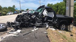 Boynton Beach, FL, Fire Capt. Jeff Power and his daughter were critically injured in a three-vehicle accident Tuesday along U.S. 1 near marathon. Boynton Beach, FL, Fire Capt. Jeff Power and his daughter were critically injured in a three-vehicle accident Tuesday along U.S. 1 near marathon.