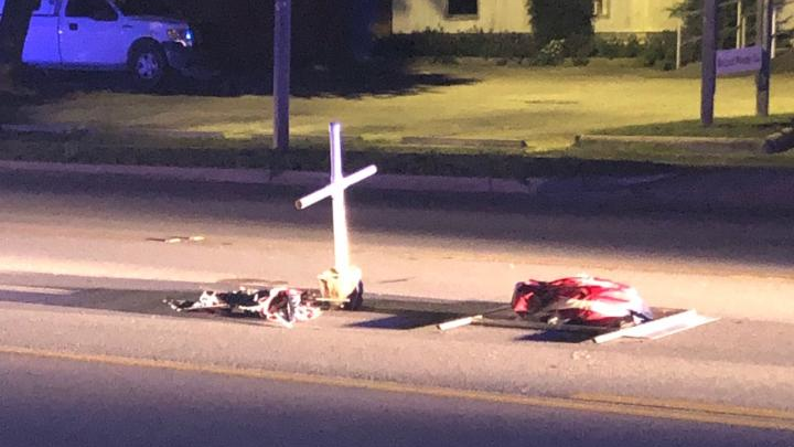 The vandalism to the Charleston 9 Memorial Park, which honors the nine Charleston, NC, firefighters who died in the Super Sofa Store fire 13 years ago, was discovered by police June 26.