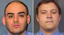 FDNY EMT Daniel Marcano (left) and Lt. John Norman.