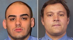 FDNY EMT Daniel Marcano (left) and Lt. John Norman. FDNY EMT Daniel Marcano (left) and Lt. John Norman.