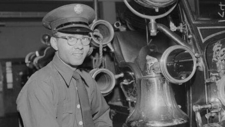Earl Gage Jr., San Francisco's first Black firefighter.