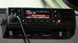 The mobile radio in the apparatus of the North East, PA, Fire Department shows it is out of range only a few miles away from the station., an issue with Erie County's new $26.5 million public radio system that Chief Dave Meehl has been trying to resolve for his department. The mobile radio in the apparatus of the North East, PA, Fire Department shows it is out of range only a few miles away from the station., an issue with Erie County's new $26.5 million public radio system that Chief Dave Meehl has been trying to resolve for his department.