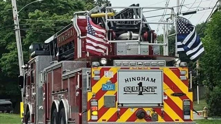 Ma Firefighters Won T Remove Thin Blue Line Flags Firehouse