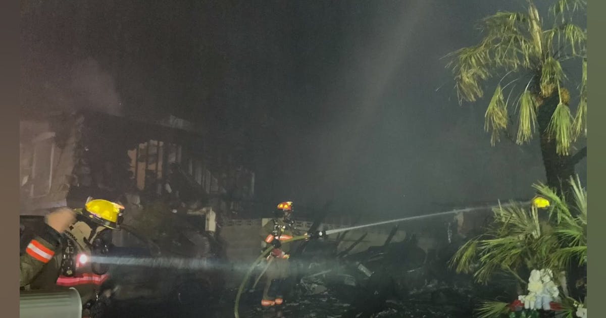 Las Vegas Firefighter Injured in 2-Alarm House Blaze | Firehouse