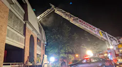 Firefighters from 10 departments battled a three-alarm blaze at a Middletown, CT, condo complex early Thursday.