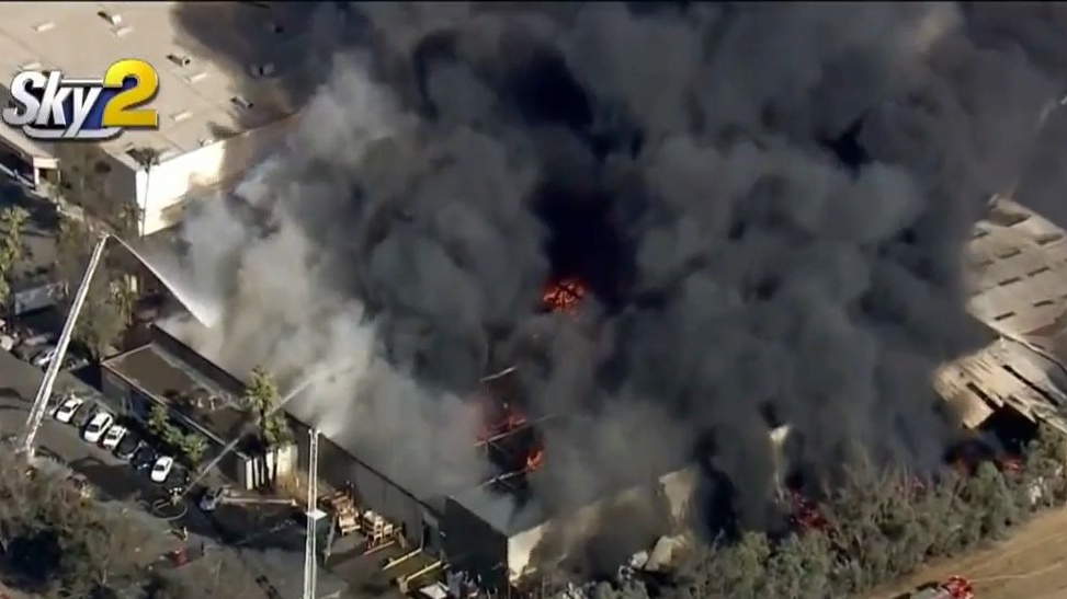 Perris Salvation Army Warehouse Fire (ca)