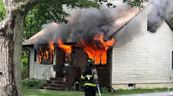 A Portland, ME, firefighter was injured during a fire that broke out following an explosion at a single-family home Friday.