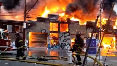 San Francisco 5 Alarm Blaze (ca)