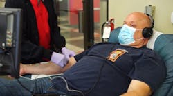 D.C. Fire &amp; EMS Lt. Sid Polish donates plasma after recovering from COVID-19. Antibodies in the plasma will be used to help other patients with the virus and for research.