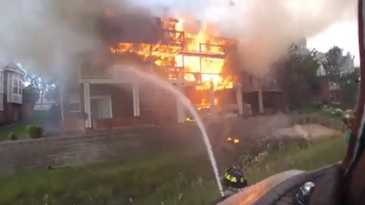 Watch Co Firefighters Race To Douse 2 Alarm Residential Blaze Firehouse
