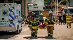 Firefighters from multiple departments battled a blaze in the main building of the the Cheswick Generating Station in Springdale on Friday.