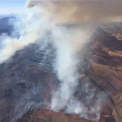 Two small aircraft battling the 500-acre Bishop Fire near Caliente, NV, crashed midair Thursday.