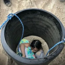 Chatham, MA, Fire Department's trench rescue team saved a 15-year-old girl who wabecas Chatham, MA, Fire Department's trench rescue team saved a 15-year-old girl who wabecas
