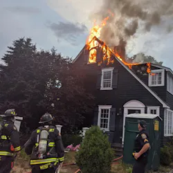 Westport, CT, firefighters, along with Norwalk fire crews, battled a blaze that broke out at a home under renovation in the Compo Beach area early Friday. Westport, CT, firefighters, along with Norwalk fire crews, battled a blaze that broke out at a home under renovation in the Compo Beach area early Friday.