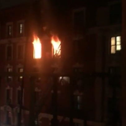 Fdny Firefighters Injured Harlem Fire (nyc)