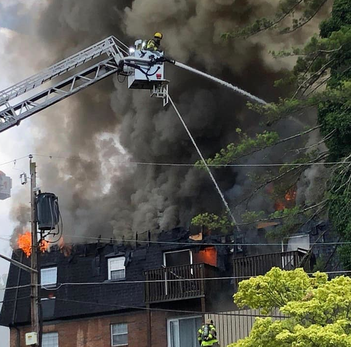 Up to 60 OH Firefighters Tackle Apartment Blaze Firehouse