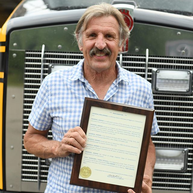 The town of Haddam, CT, declared July 6, 2020, Ron Annino Day for the veteran firefighter who has been a member of the Haddam Volunteer Fire Company for 50 years.