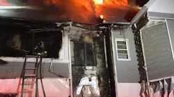 Two Springfield, MA, firefighters were injured battling a two-alarm residential blaze late Saturday.
