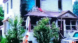 Syracuse, NY, firefighters rescued an unconscious woman found on the second floor of a burning house Wednesday.