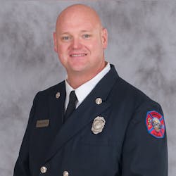 Omaha firefighter Drew Gerken. Omaha firefighter Drew Gerken.